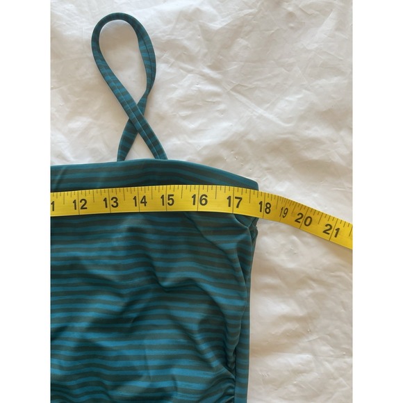 Miraclesuit X Talbots AVANTI BANDEAU ONE PIECE - PAINTERLY STRIPE Size 16 Beach - Picture 6 of 9